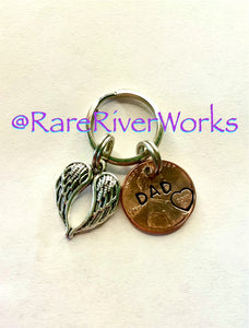 Custom Penny Wing Keychain