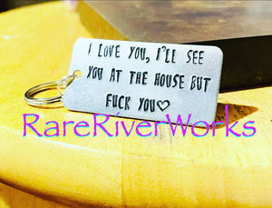 I love you, I’ll see you keychain